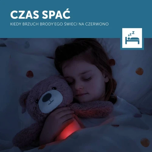Zazu BRODY Trener Snu i Szumiąca Przytulanka Miś