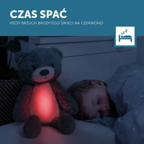 Zazu BRODY Trener Snu i Szumiąca Przytulanka Miś Blue