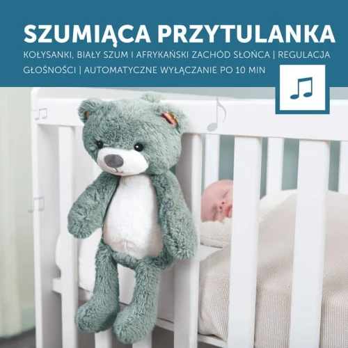 Zazu BRODY Trener Snu i Szumiąca Przytulanka Miś Blue