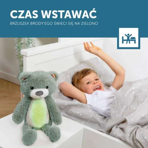 Zazu BRODY Trener Snu i Szumiąca Przytulanka Miś Blue