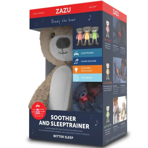 Opakowanie na prezent Trener snu i przytulanka miś Brody  Zazu