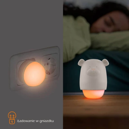 Lampka nocna dla dzieci do kontaktu Benny Zazu