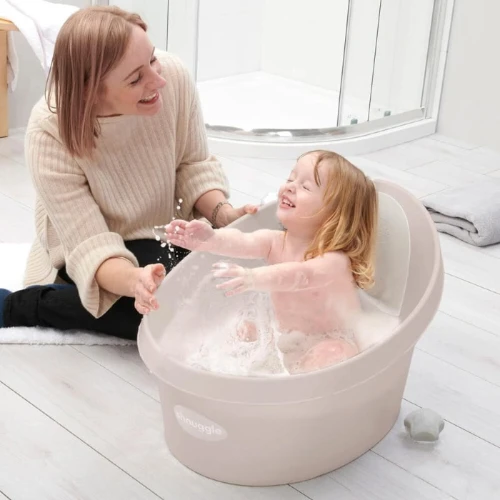 Shnuggle wanienka dla dziecka siedząego Toddler Taupe
