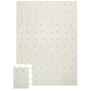 Mata piankowa EVA Blueberry Taupe - puzzle podłogowe 3 Sprouts 