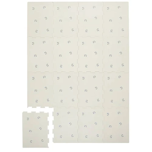 Mata piankowa EVA Blueberry Taupe - puzzle podłogowe 3 Sprouts