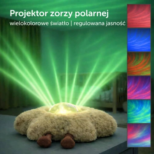 Projektor wielokolorowy zorzy polarnej Gaia Zazu