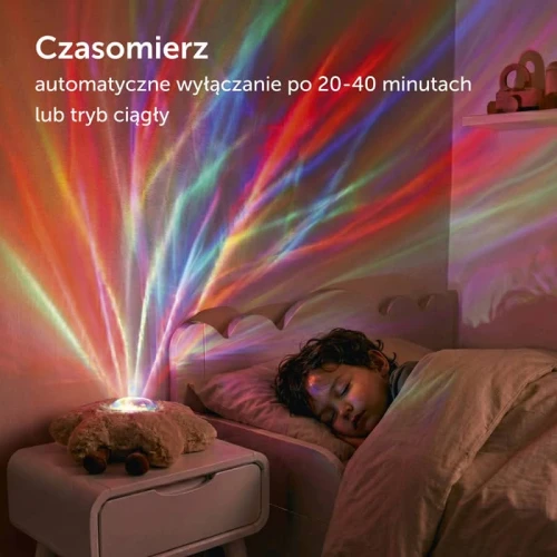 Projektor zorzy polarnej Gaia auyomatyczne wyłączanie Zazu