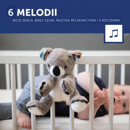 Przytulanka z bijącym sercem koala Coco 6 melodii Zazu
