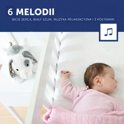 Przytulanka z bijącym sercem pies Dex 6 melodii