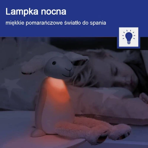 Lampka do czytania i nocna owca Fin Zazu