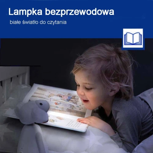 ZAZU lampka do Czytania Owca  Fin Grey
