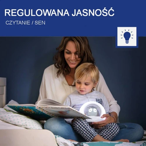 Zazu LOU Lampka Nocna Sowa Grey