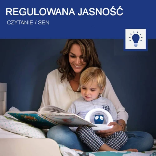 Zazu Lou Lampka Nocna sowa Blue