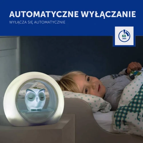 Zazu Lou Lampka Nocna sowa Blue