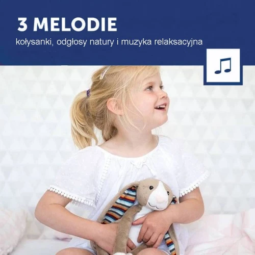Zazu BO Lampka Nocna Pluszowa Królik