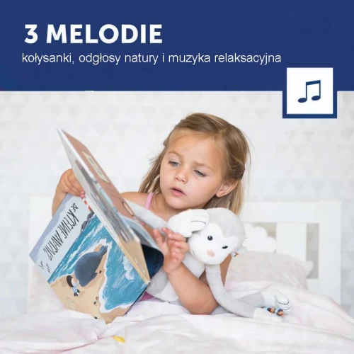 ZAZU MAX Lampka Nocna Pluszowa Małpka