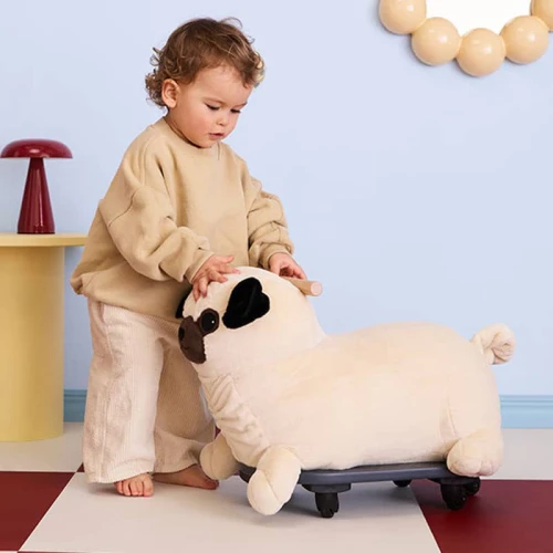 Kid's Koncept - jeździk piesek mops Peg