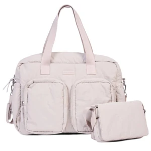 Torba do wózka z małą torebką Mellow Beige Childhome