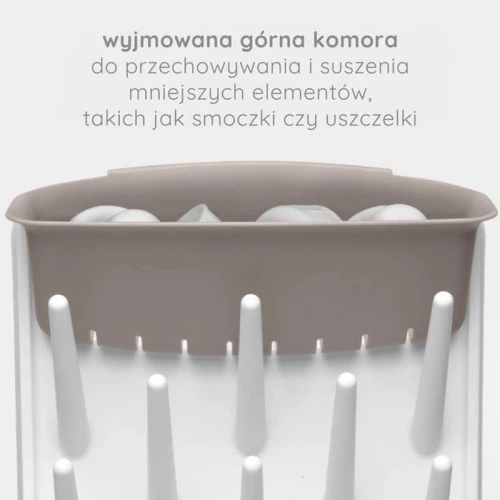 Ubbi Suszarka Stojąca na Butelki i Smoczki Taupe