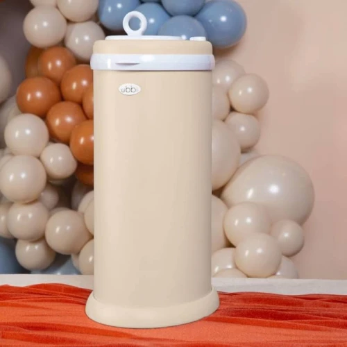 Ubbi Stalowy Kosz na Pieluchy Oat Milk