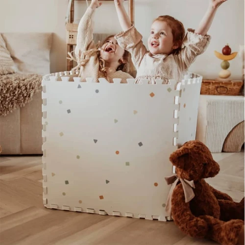 Mata dwustronna Tiloo piankowa 3w1 Worldmap 120x180cm Play&Go