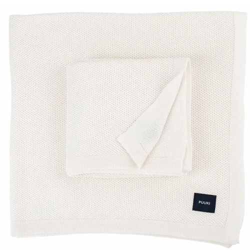 Kocyk bambusowy PUUKI Faro 85x85 kolor: kokosowy
