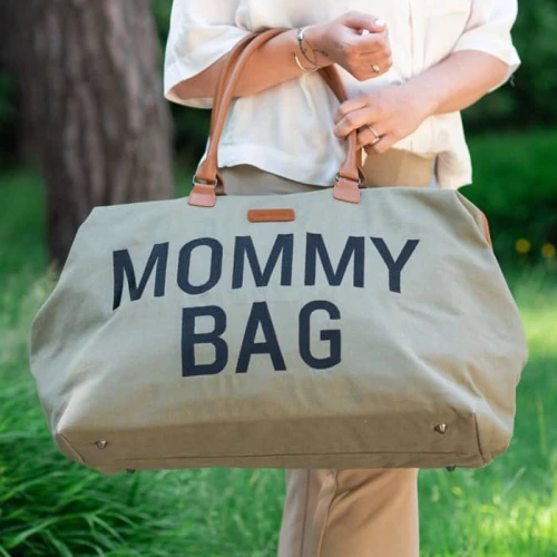 Childhome Torba Mommy bag Kanwas Khaki