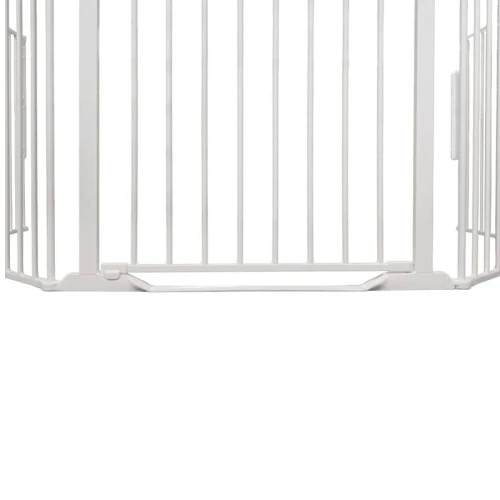 Bramka ochronna i do kominka Flex StepFree L biała Baby Dan