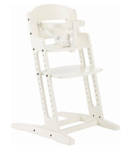 Krzesełko do karmienia drewniane DanChair białe Baby Dan