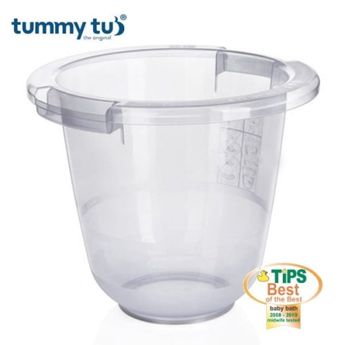 Wiaderko do kąpieli niemowląt bezbarwne Tummy Tub