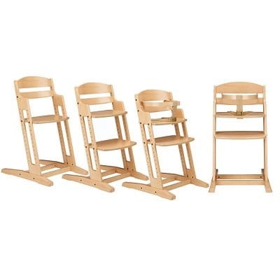 Krzesełko do karmienia drewniane DanChair naturalne Baby Dan