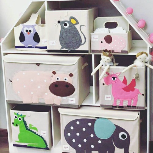 Pudełko na zabawki kot blue 3 Sprouts