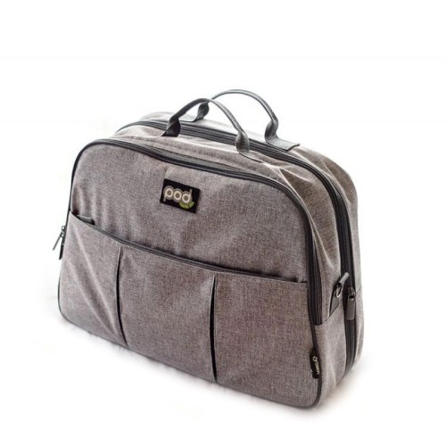 Torba wielofunkcyjna łóżeczko turystyczne Pod Grey Linen Bizzi Growin