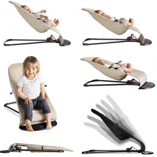 Leżaczek Bliss Cotton antracyt BabyBjorn