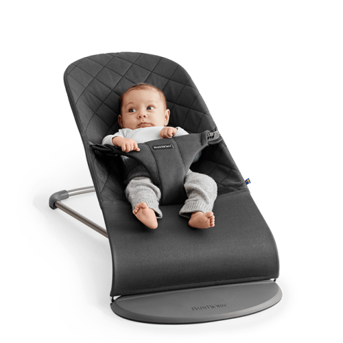 Leżaczek Bliss Cotton antracyt BabyBjorn