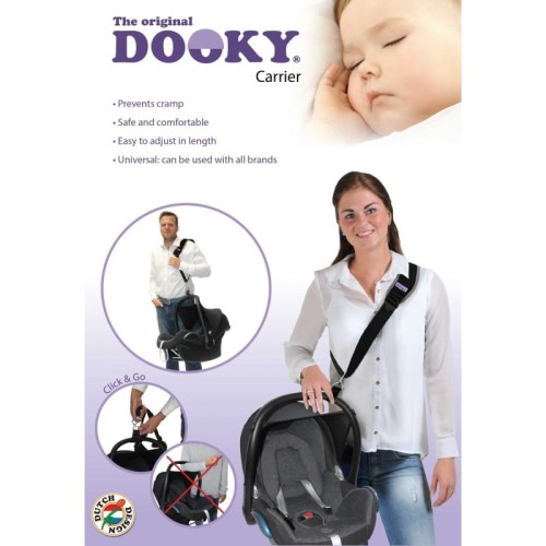 Pasek do przenoszenia fotelika czarny Dooky