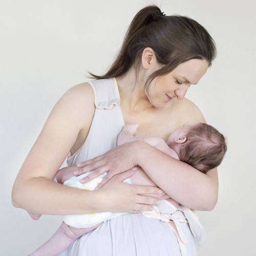 Koszula do porodu i karmienia Rea szara Medbest