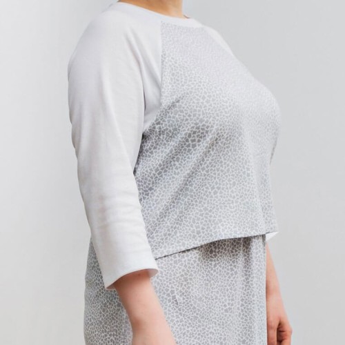 Koszula nocna do karmienia Izzy szara Medbest