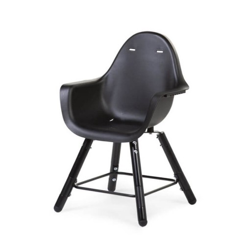 Krzesełko do karmienia Evolu 2 black Childhome