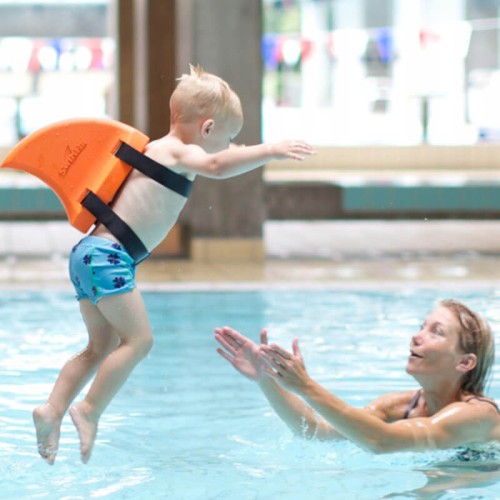 Płetwa do nauki pływania pudrowy róż SwimFin