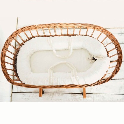 Gniazdko do kosza Mojżesza Newborn muślin Lavender Hi Little One