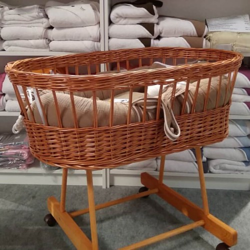 Kokon gniazdko do kosza Mojżesza Newborn muślin Strawberry Hi Little One