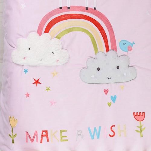 Kołderka dla dziecka rainbow unicorn Quilt Bizzi Growin