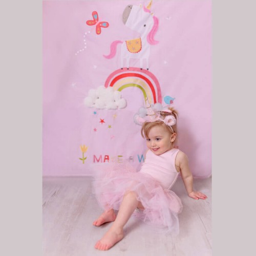 Kołderka dla dziecka rainbow unicorn Quilt Bizzi Growin