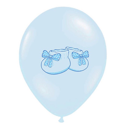 Balony buciki chłopczyk zestaw 5 sztuk
