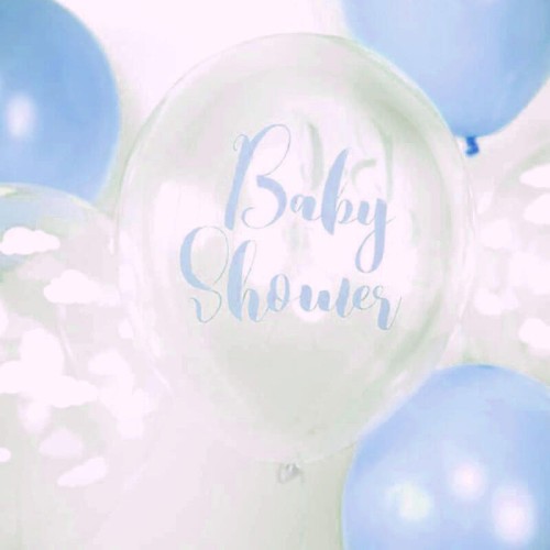 Balon Baby Shower niebieski