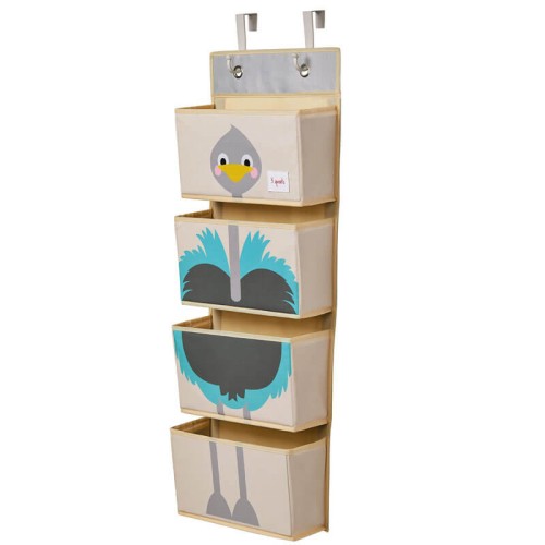 Organizer ścienny wiszący struś blue 3 Sprouts