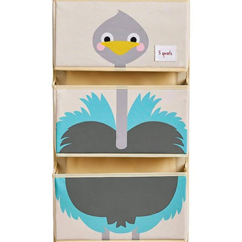 Organizer ścienny wiszący struś blue 3 Sprouts