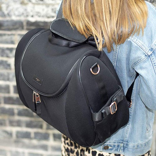 Plecak dla mamy Poppy Luxe Black Storksak