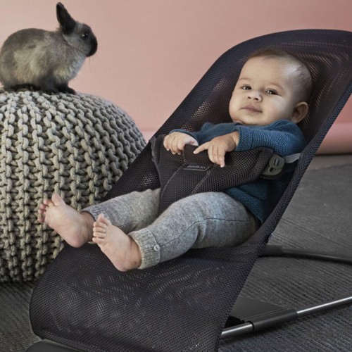 Leżaczek Bliss Mesh antracyt BabyBjorn